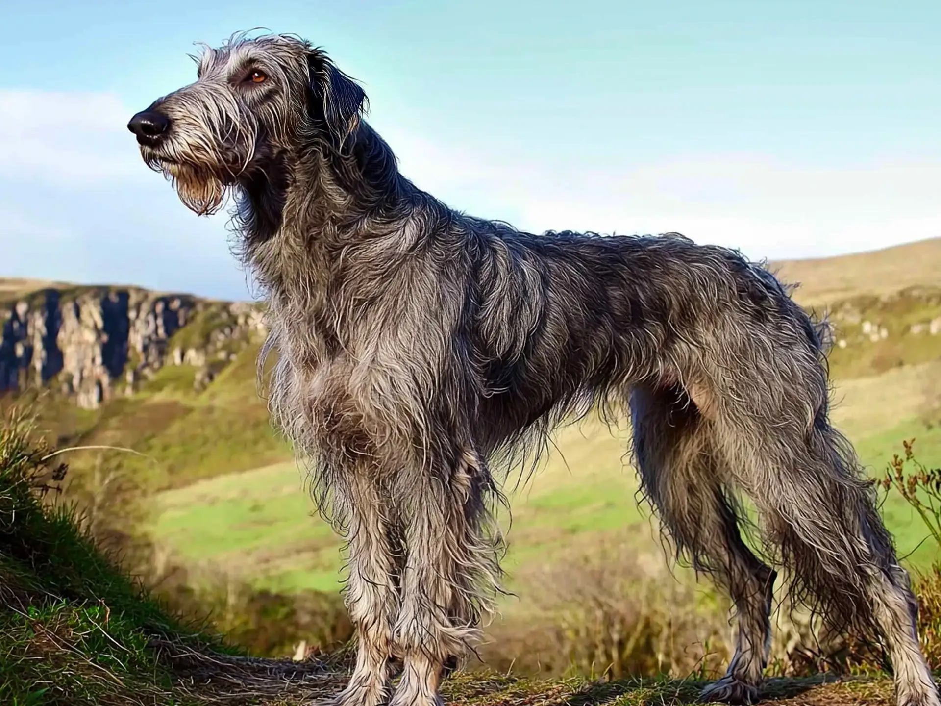 Scottish Deerhounds: The Gentle Giants of the Highlands with Royal Heritage